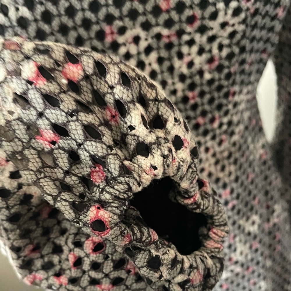 MUSE COUTURE Black and Pink Patterned Dress - Picture 2 of 7